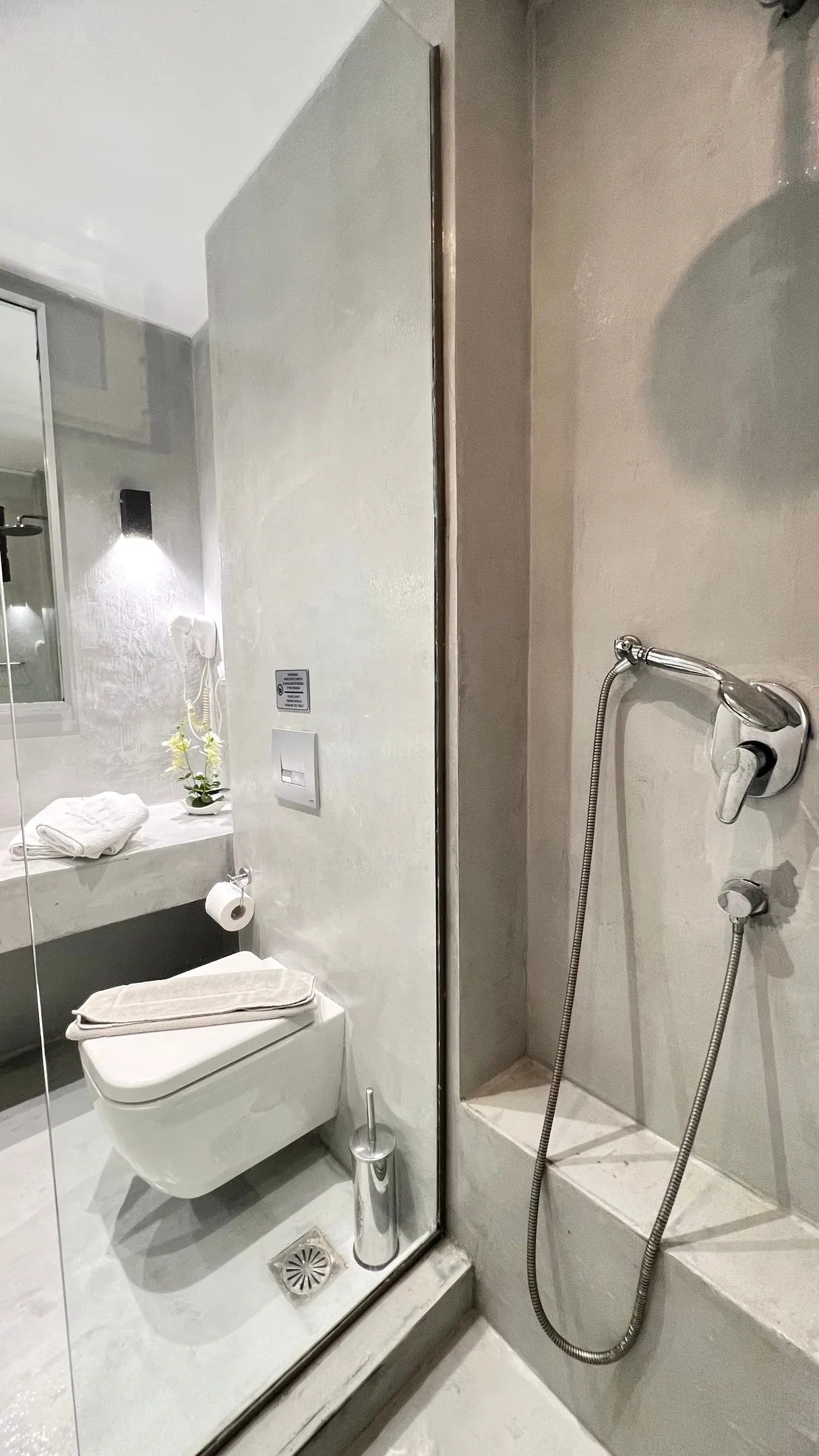 Tiara Holidays - Akti Toroni Boutique - Economy Studio Ground Floor with Veranda - kupatilo
